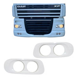 Par Moldura Aro Farol Auxiliar Daf Xf 105 Cf 85 Compatível