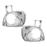 Par Moldura Cromada Do Farol De Milha Palio Siena Strada G2