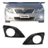 Par Moldura Farol Milha Corolla 2009 2010 2011 Com Furo 