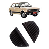 Par Moldura Grade Entrada Ar Lateral Fiat 147 Todos
