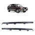 Par Moldura Grade Superior Gol Preto Liso 1987 A 1990