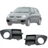 Par Moldura Milha Clio Hatch Sedan 2006 A 2012 Com Furo