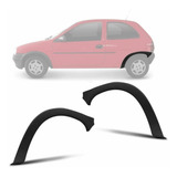 Par Molduras Pára lamas Traseiro Corsa Wind 95 02 Preto Text