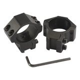 Par Mount Fixação Luneta Tubo 30mm Trilho 11mm Baixo