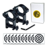 Par Mount Suporte Alto Para Luneta 7 8 Trilho 22mm Rossi