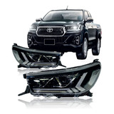 Par Novo Modelo Farol Led Hilux Full Led 2016 A 2020