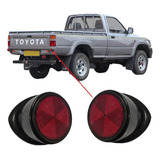 Par Olho De Gato Refletor Traseiro Hilux Srv 1990 Á 2004
