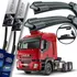 Par Palheta Limpador Caminhão Cargo Stralis Tector Atego Kit