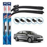 Par Palheta Limpador Chuva Parabrisa Bosch Jetta 2011 A 2019