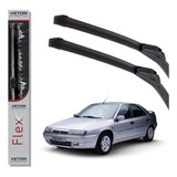 Par Palheta Limpador De Parabrisa Vetor Flex Linha Citroen