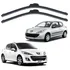 Par Palheta Limpador Parabrisa Peugeot 206 207 1998 À 2014