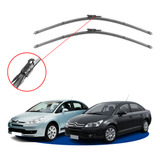 Par Palhetas Limpador Parabrisa C4 Hatch 2009 2010 2011 2012