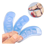 Par Palmilha Protetor Antepé Calcanhar Antiderrapante De Gel