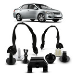 Par Parabarro Dianteiro Corolla 2008 A 2014 Kit Presilha
