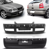 Par Parachoque Dianteiro Traseiro Gol G3 99 05 Preto Liso