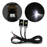 Par Parafuso Placa Led Carro Moto