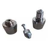 Par Peso Cromado Com Bucha Para Guidão Honda Cg Titan 125