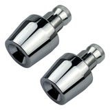 Par Peso Guidão Titan 150 Cromado C Bucha Autofix Adaptável