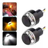 Par Pisca Seta Led Peso Guidão 22mm Café Racer Custom Moto