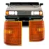 Par Pisca Seta Opala Caravan 1980 A 1987 D20 85 A 1992 Âmbar