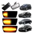 Par Pisca Seta Sequencial Led Fume Cruze Vectra Spin Cobalt