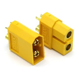 Par Plug Conector Xt60 Macho Fêmea Bateria Esc Aeromodelo