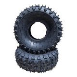 Par Pneu 4 10 X 3 50 Aro 4 Mini Quadriciclo Skate