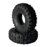 Par Pneu 4 10 X 3 50 Aro 4 Mini Quadriciclo Skate