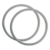 Par Pneu Antifuro Pu 20x1 3 8 Cinza Cadeira De Roda Infantil