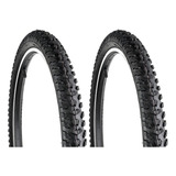 Par Pneu Bike Levorin Excess Aro 24x1 95 Bicicleta Mtb Cravo Cor Preto