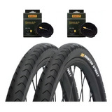 Par Pneu Bike Pirelli Phantom 700x32 Serve Aro 29  2 Camaras Cor Preto