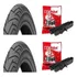 Par Pneu Levorin Praieiro Aro 24x1 95 Balão Bike   2 Câmara Cor Preto