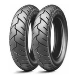Par Pneu Michelin 350 10 Suzuki Burgman 125 Com Nota Fiscal