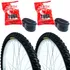 Par Pneu Pirelli 24x1.95 Rally Cross Bike + 2 Câmaras Aro 24 Cor Preto