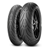 Par Pneu Pirelli Angel Gt Sem Câmara 120/70zr17 58w E 180/55zr17 73w X2 Unidades