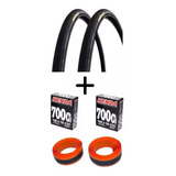 Par Pneu Pirelli Speed 700x25 Tornado 2 Camara 2 Fita A f