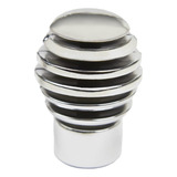 Par Ponteiras Luxo Pinho Cromado Para Varão 28mm E 19mm