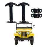 Par Prendedores Do Capo Com Presilhas Jeep Ford Willys Todos