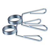 Par Presilhas P Barra Grampo Halter 3 Voltas 1 25 40 Mm