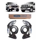 Par Protetor Defletor Prato Disco Freio F250 4x2 99 Até 11
