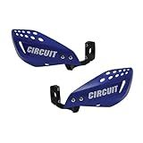 Par Protetor Mão Vector Circuit Haste Nylon Carbono Azul Circuit