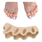 Par Protetor Separador De Dedos Pés Silicone Calos Joanetes