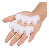 Par Protetor Separador Silicone Atoxico P Dedo Pé Anti Calo