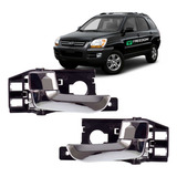 Par Puxador Maçaneta Porta Interna Kia Sportage Cromada 05