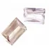Par Quartz Pedra Preciosa Natural Baguete Briolet J13959
