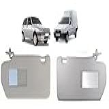 Par Quebra Sol Cinza Para Uno Ou Fiorino 2004 A 2010 Com Espelho