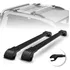 Par Rack Travessa Bagageiro De Teto Preto 100% Aluminio Carr