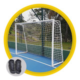Par Rede De Gol Futsal, Futebol Salão F. 2mm, Varias Cores