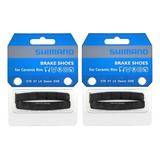 Par Refil Sapata Freio V brake Shimano M970 Cerâmica P Bike