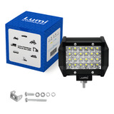 Par Refletor Holofote Luminaria Barra 72w 24 Led Farol Cor Da Carcaça Preto Cor Da Luz Branco Frio 12v 60v Bivolt